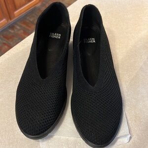 12. Eileen Fisher Black Flats / Shoes